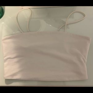 Shein white cropped top